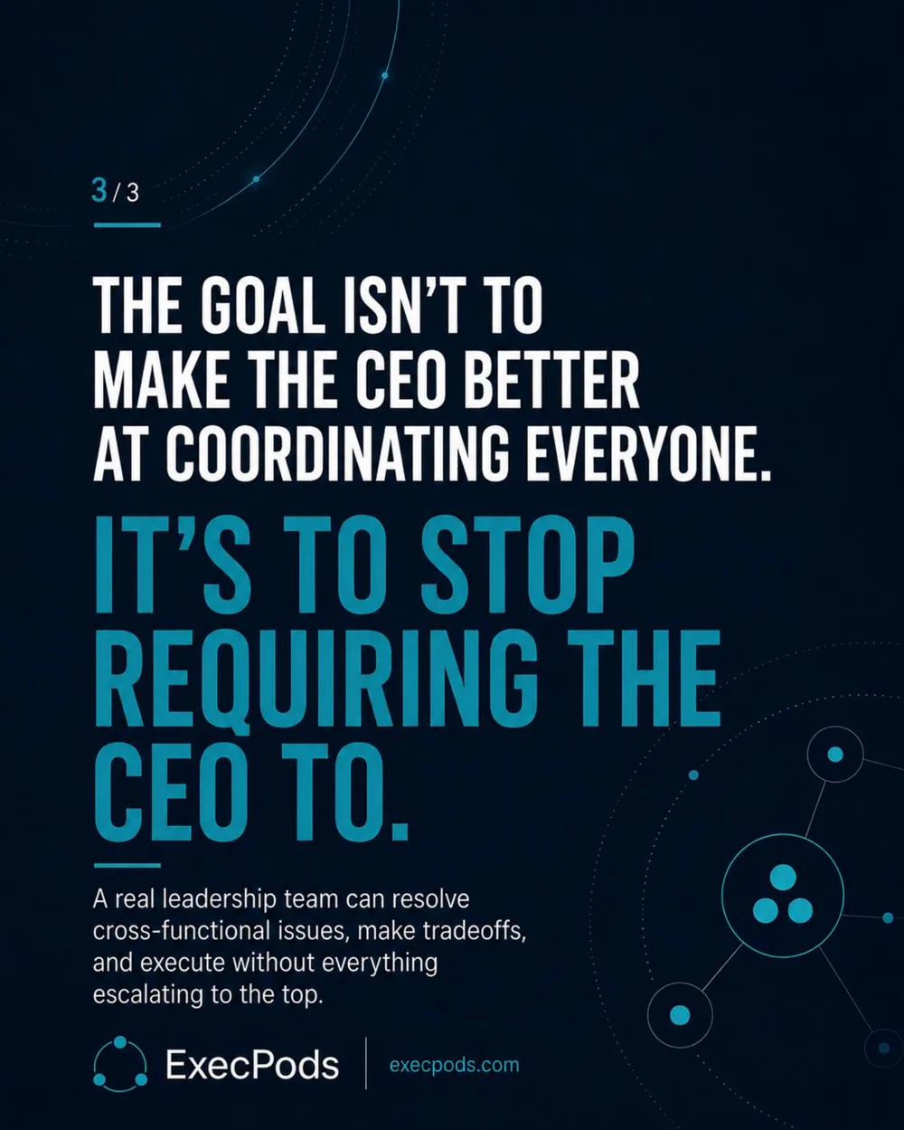 The CEO Shouldn't Be The Integration Layer, slide 3 of 3